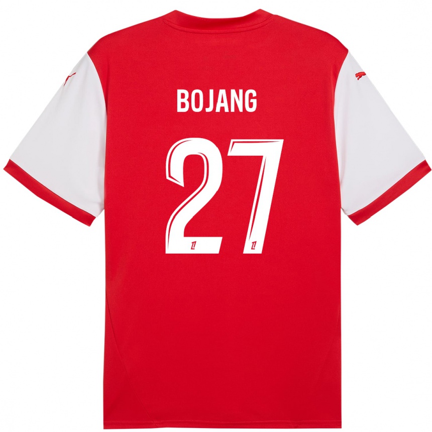 Kids Football Adama Bojang #27 Red White Home Jersey 2024/25 T-Shirt