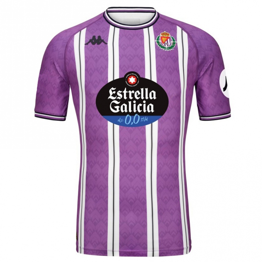 Kids Football Mario Maroto #0 Purple White Home Jersey 2024/25 T-Shirt