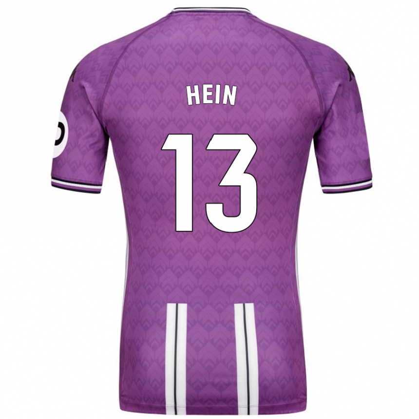 Kids Football Karl Hein #13 Purple White Home Jersey 2024/25 T-Shirt