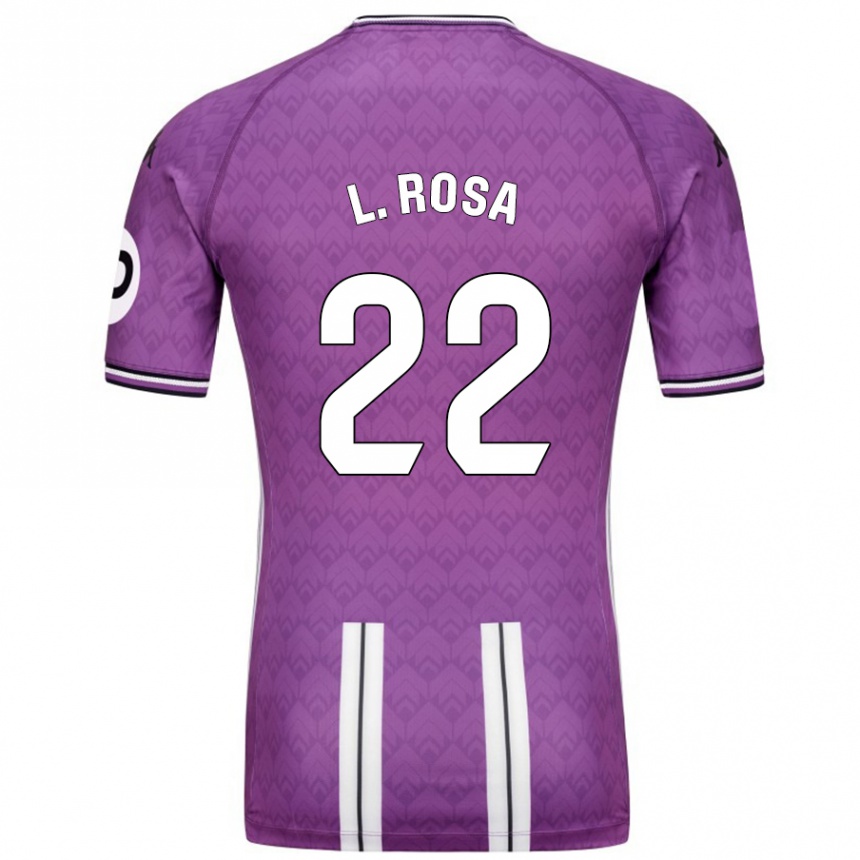 Kids Football Lucas Rosa #22 Purple White Home Jersey 2024/25 T-Shirt