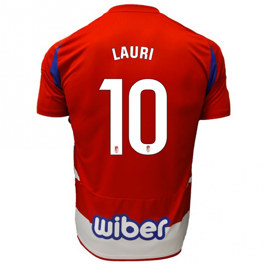 Kids Football Lauri #10 Red White Blue Home Jersey 2024/25 T-Shirt