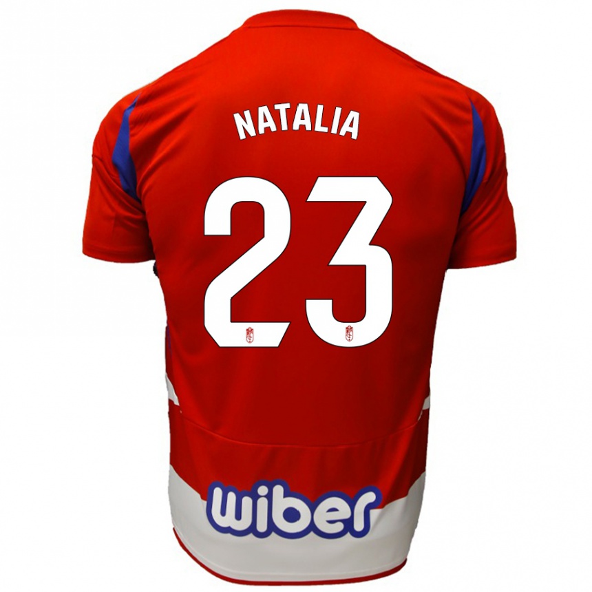 Kids Football Natalia #23 Red White Blue Home Jersey 2024/25 T-Shirt