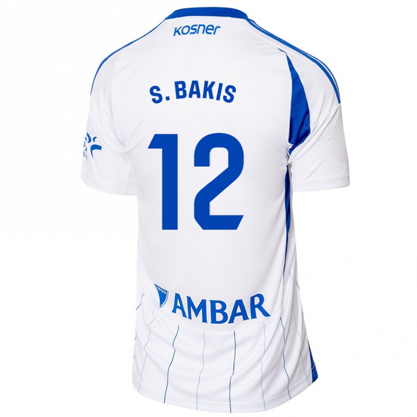 Kids Football Sinan Bakış #12 Red White Home Jersey 2024/25 T-Shirt