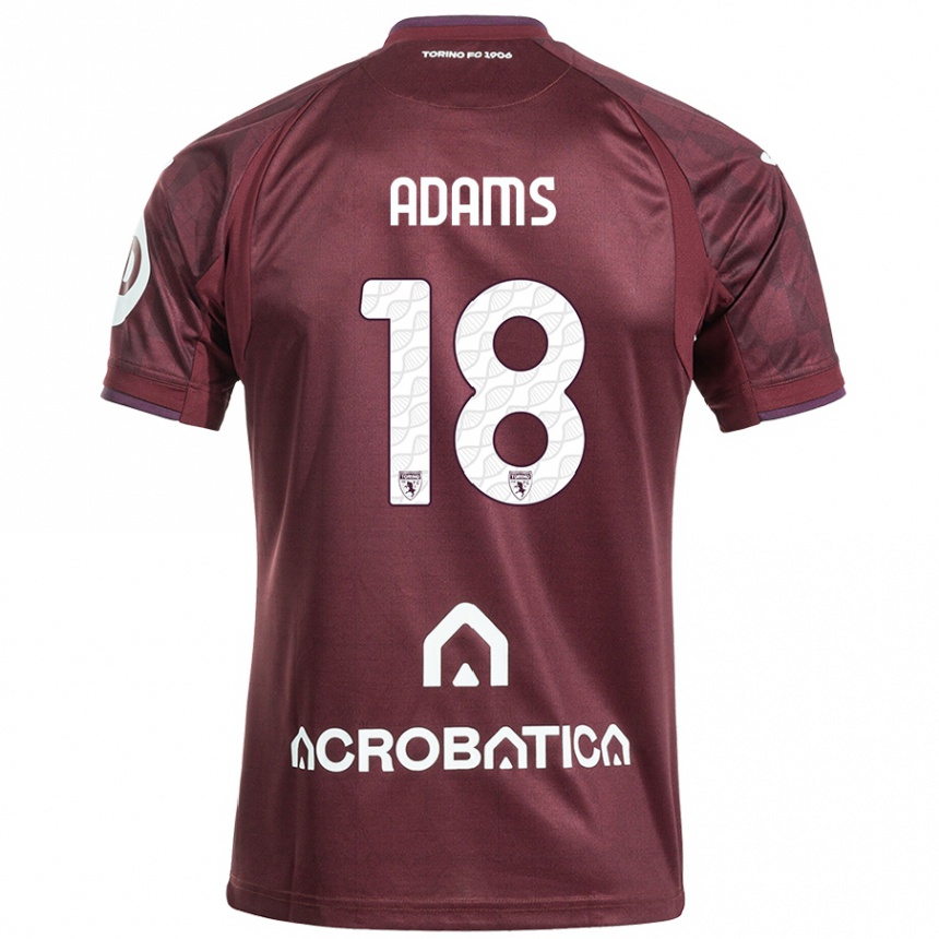 Kids Football Ché Adams #18 Maroon White Home Jersey 2024/25 T-Shirt