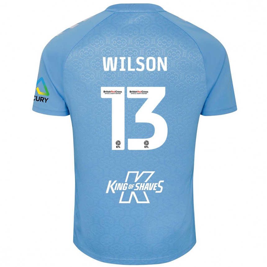 Kids Football Ben Wilson #13 Blue White Home Jersey 2024/25 T-Shirt