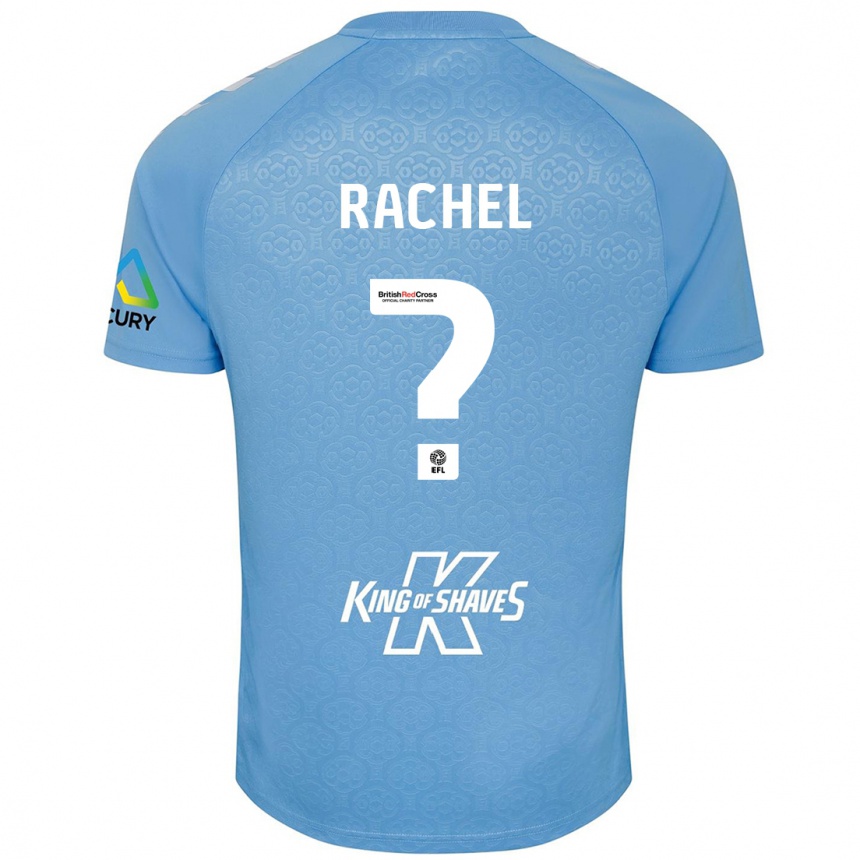 Kids Football Daniel Rachel #0 Blue White Home Jersey 2024/25 T-Shirt