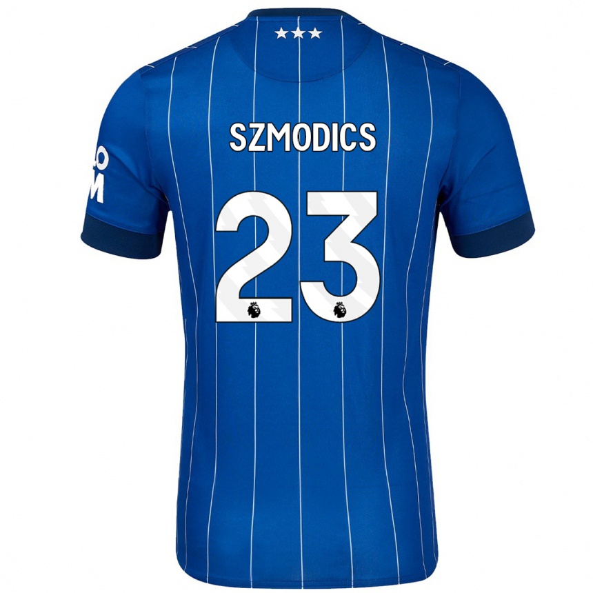 Kids Football Sammie Szmodics #23 Navy Blue Home Jersey 2024/25 T-Shirt