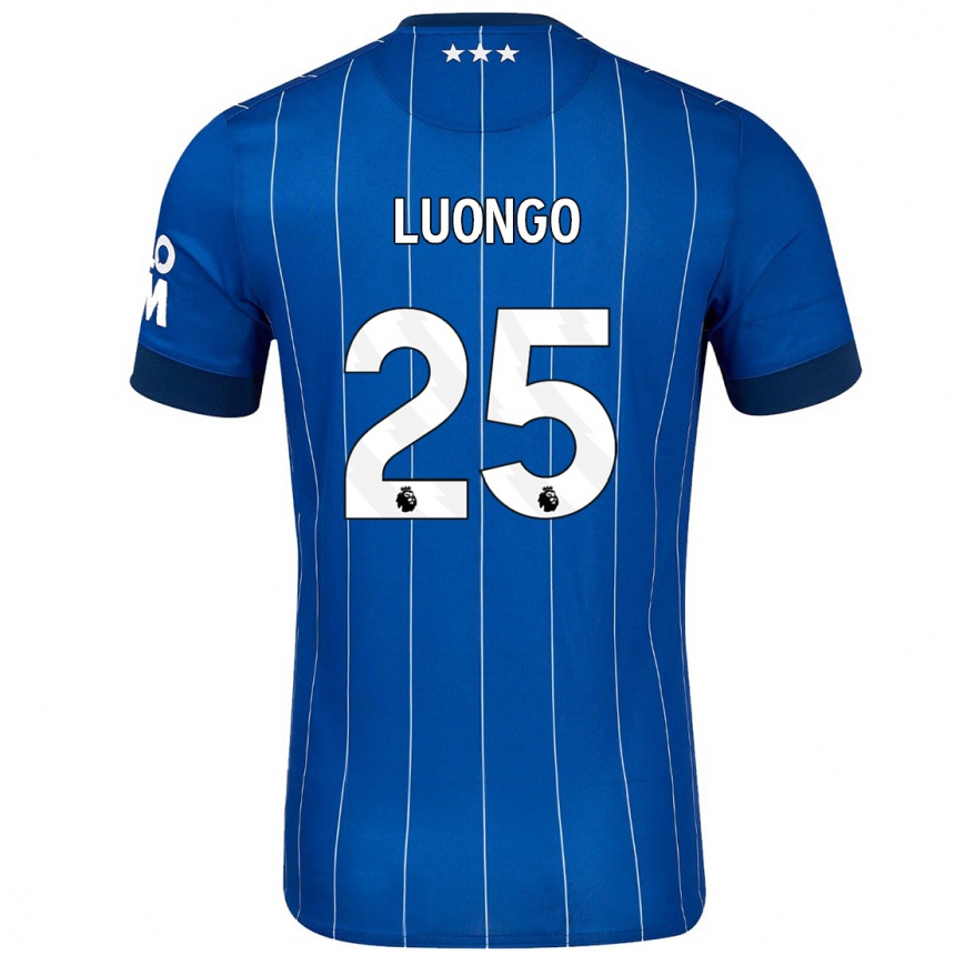 Kids Football Massimo Luongo #25 Navy Blue Home Jersey 2024/25 T-Shirt