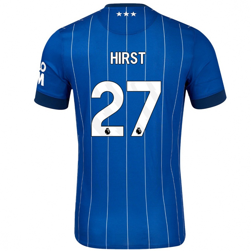 Kids Football George Hirst #27 Navy Blue Home Jersey 2024/25 T-Shirt