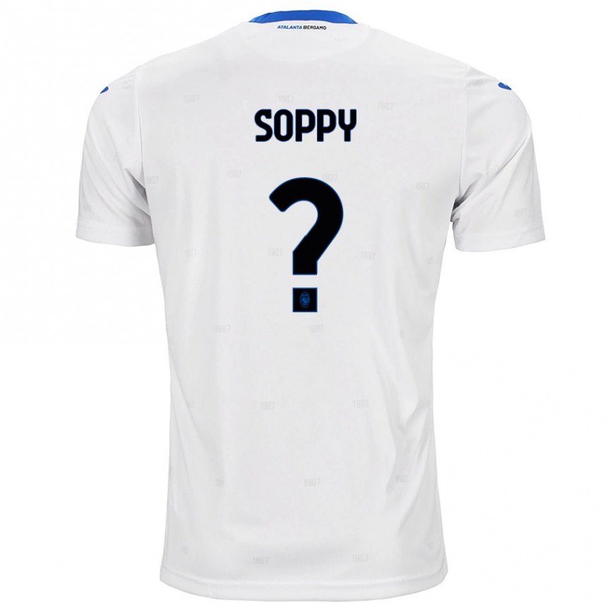 Kids Football Brandon Soppy #0 White Away Jersey 2024/25 T-Shirt