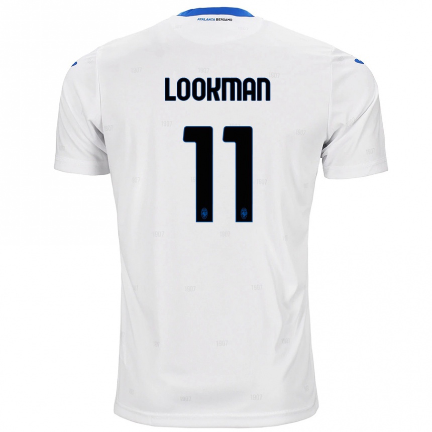 Kids Football Ademola Lookman #11 White Away Jersey 2024/25 T-Shirt