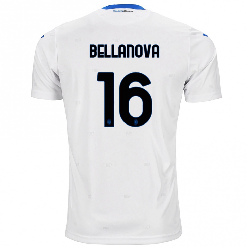 Kids Football Raoul Bellanova #16 White Away Jersey 2024/25 T-Shirt