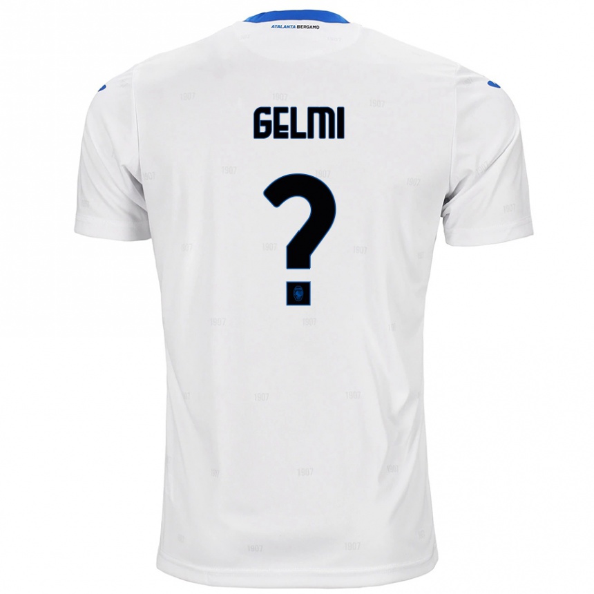 Kids Football Ludovico Gelmi #0 White Away Jersey 2024/25 T-Shirt