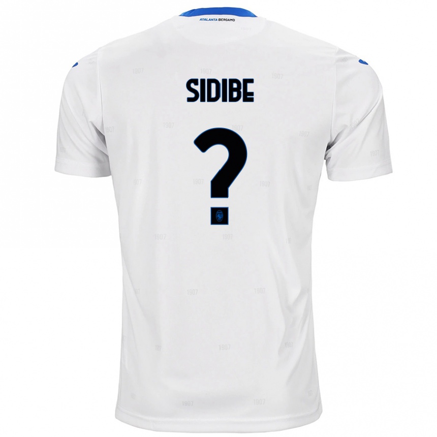 Kids Football Alassane Sidibe #0 White Away Jersey 2024/25 T-Shirt