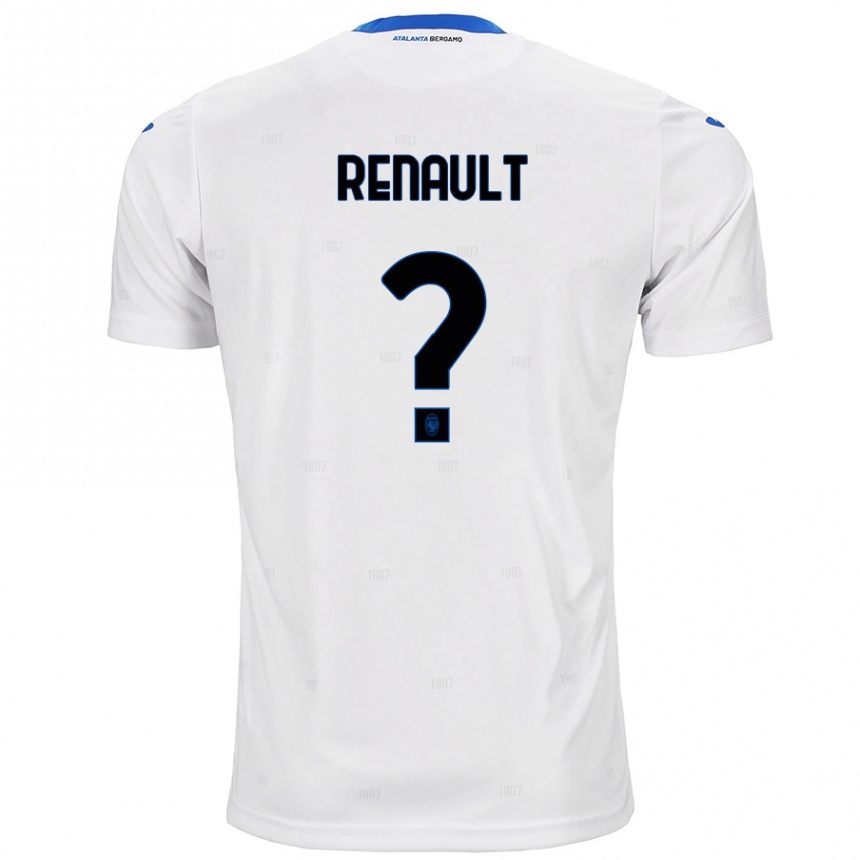 Kids Football Guillaume Renault #0 White Away Jersey 2024/25 T-Shirt