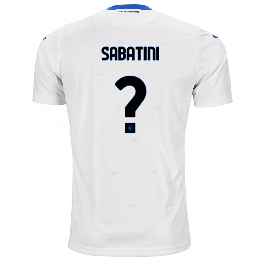 Kids Football Carlo Sabatini #0 White Away Jersey 2024/25 T-Shirt