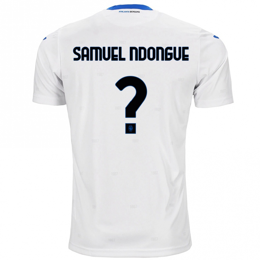 Kids Football Frederick Samuel Ndongue #0 White Away Jersey 2024/25 T-Shirt