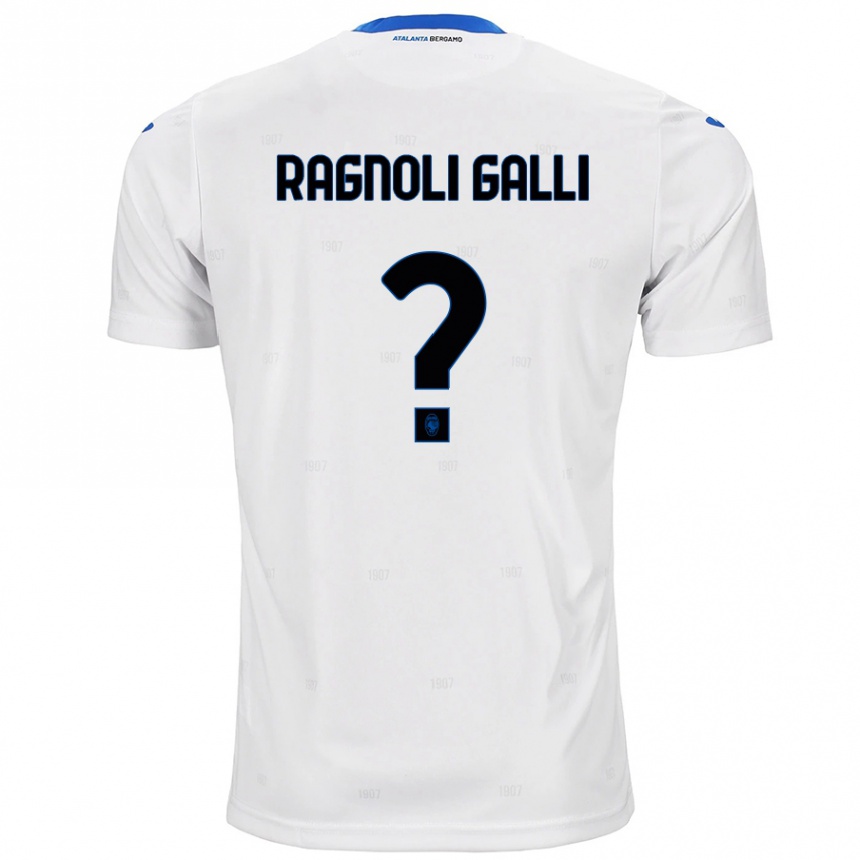 Kids Football Federico Ragnoli Galli #0 White Away Jersey 2024/25 T-Shirt