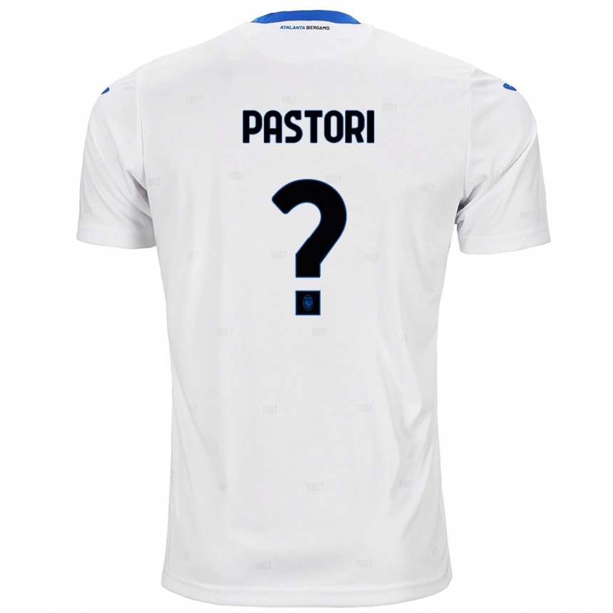 Kids Football Matias Pastori #0 White Away Jersey 2024/25 T-Shirt