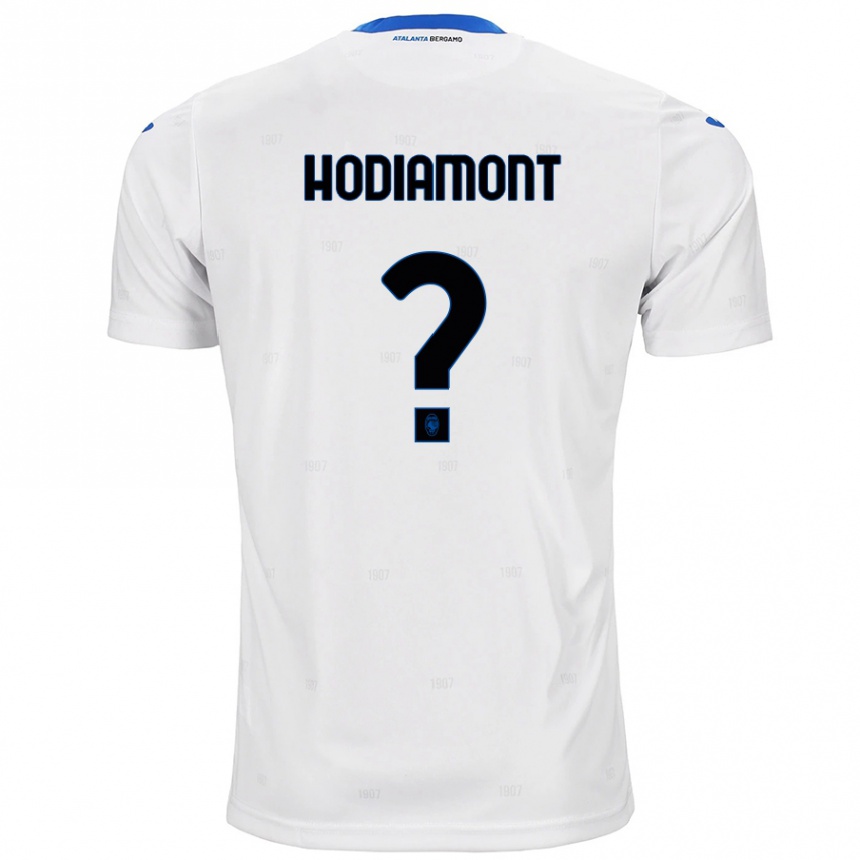 Kids Football Lyam Hodiamont #0 White Away Jersey 2024/25 T-Shirt