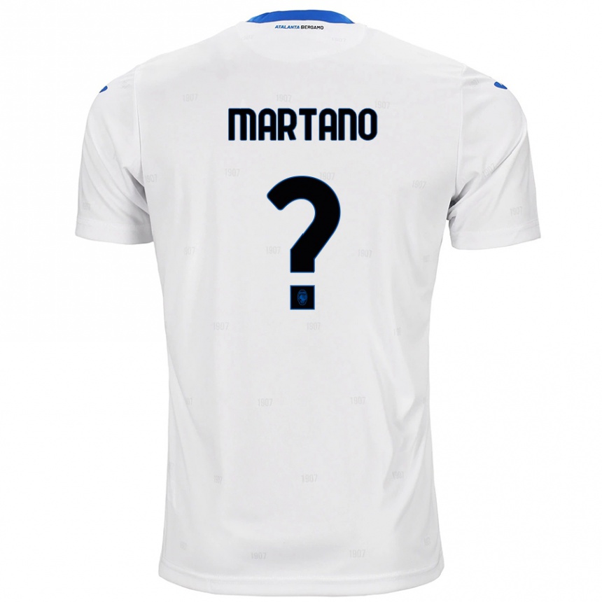 Kids Football Aldo Martano #0 White Away Jersey 2024/25 T-Shirt