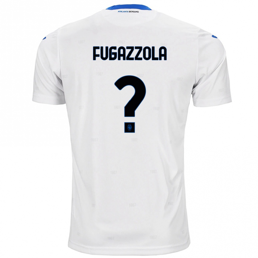 Kids Football Marcello Fugazzola #0 White Away Jersey 2024/25 T-Shirt