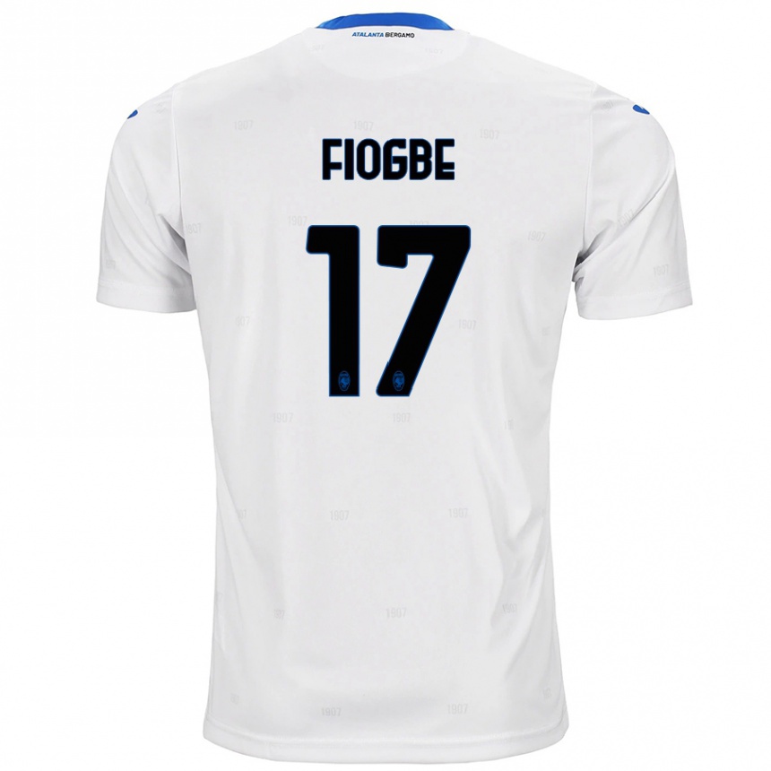 Kids Football Candas Fiogbe #17 White Away Jersey 2024/25 T-Shirt