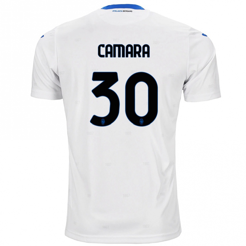 Kids Football Henry Camara #30 White Away Jersey 2024/25 T-Shirt