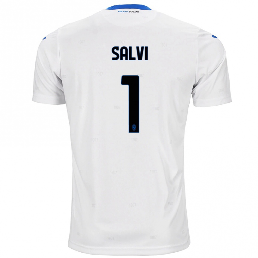 Kids Football Margherita Salvi #1 White Away Jersey 2024/25 T-Shirt