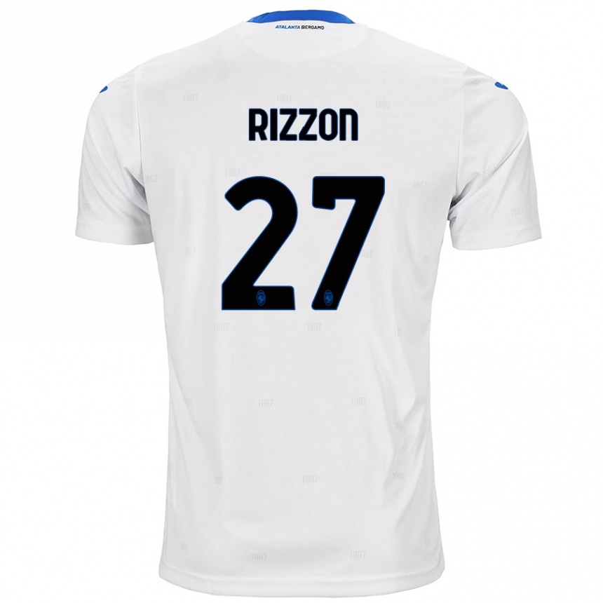 Kids Football Giulia Rizzon #27 White Away Jersey 2024/25 T-Shirt