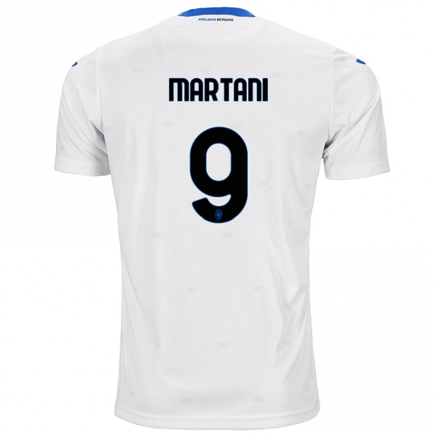 Kids Football Alice Martani #9 White Away Jersey 2024/25 T-Shirt