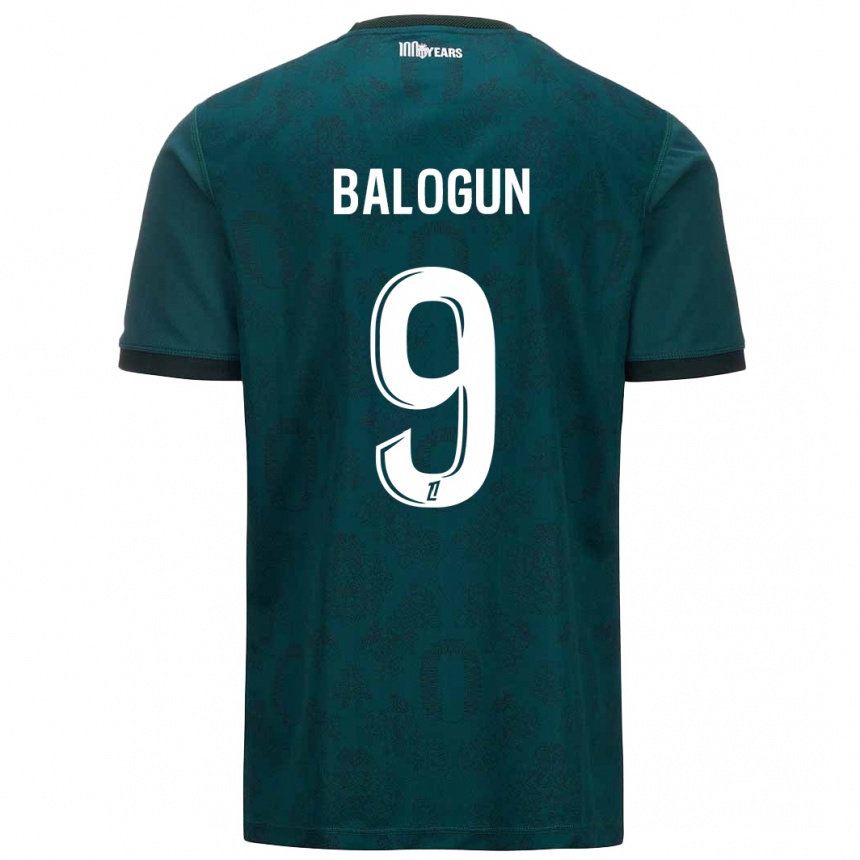 Kids Football Folarin Balogun #9 Dark Green Away Jersey 2024/25 T-Shirt