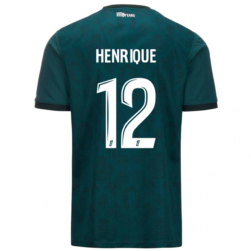 Kids Football Caio Henrique #12 Dark Green Away Jersey 2024/25 T-Shirt