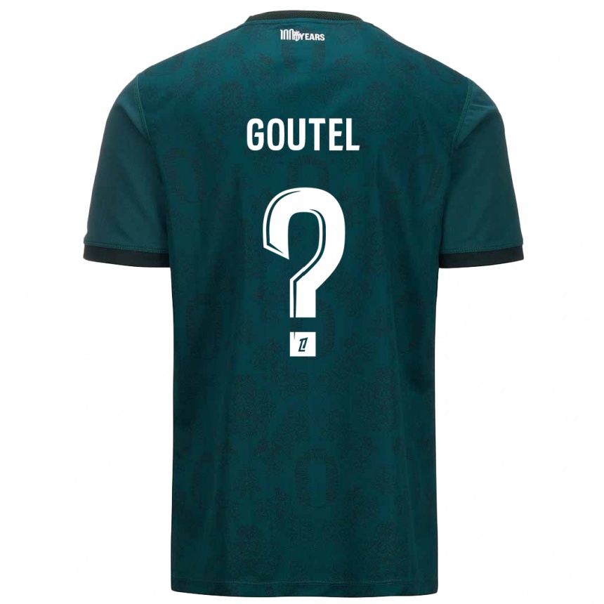 Kids Football Farid Goutel #0 Dark Green Away Jersey 2024/25 T-Shirt