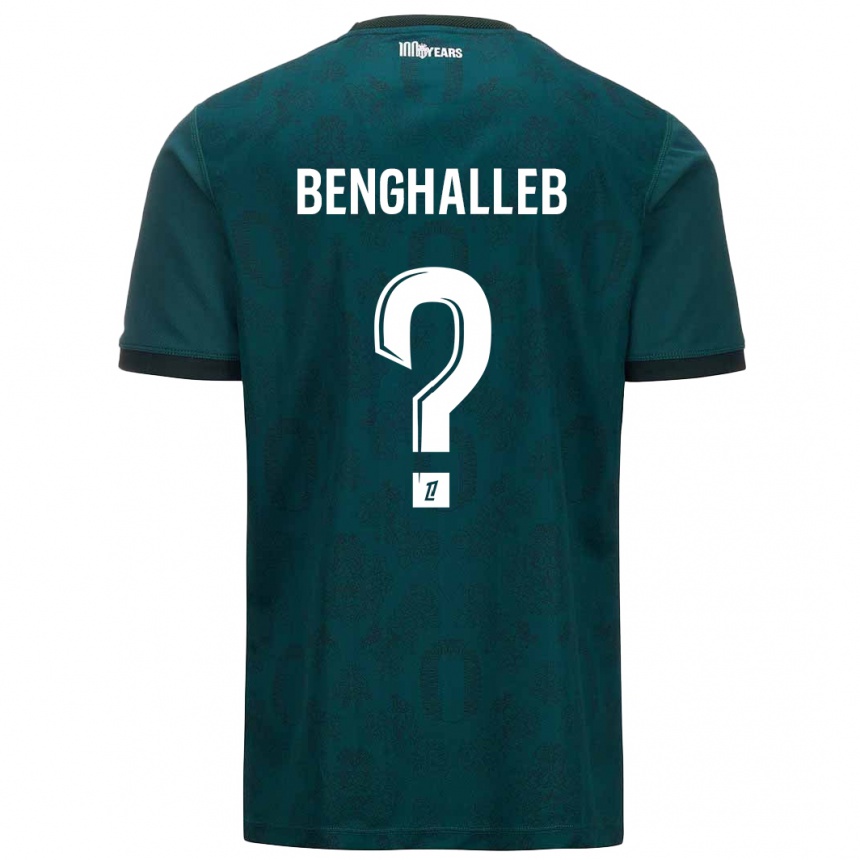 Kids Football Adam Benghalleb #0 Dark Green Away Jersey 2024/25 T-Shirt