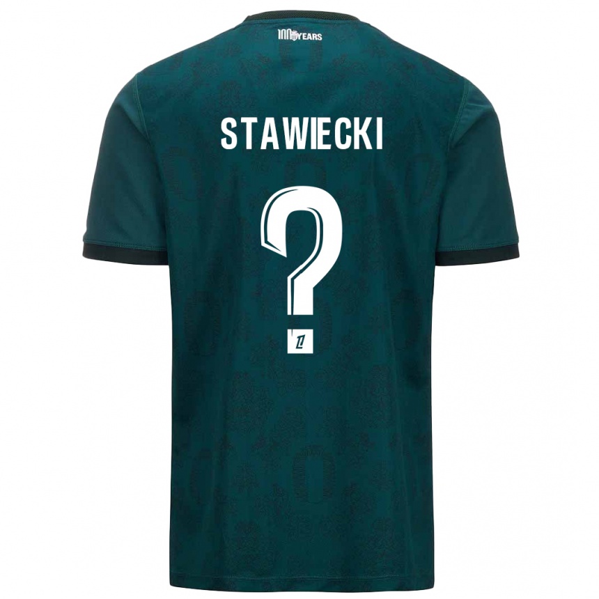 Kids Football Jules Stawiecki #0 Dark Green Away Jersey 2024/25 T-Shirt