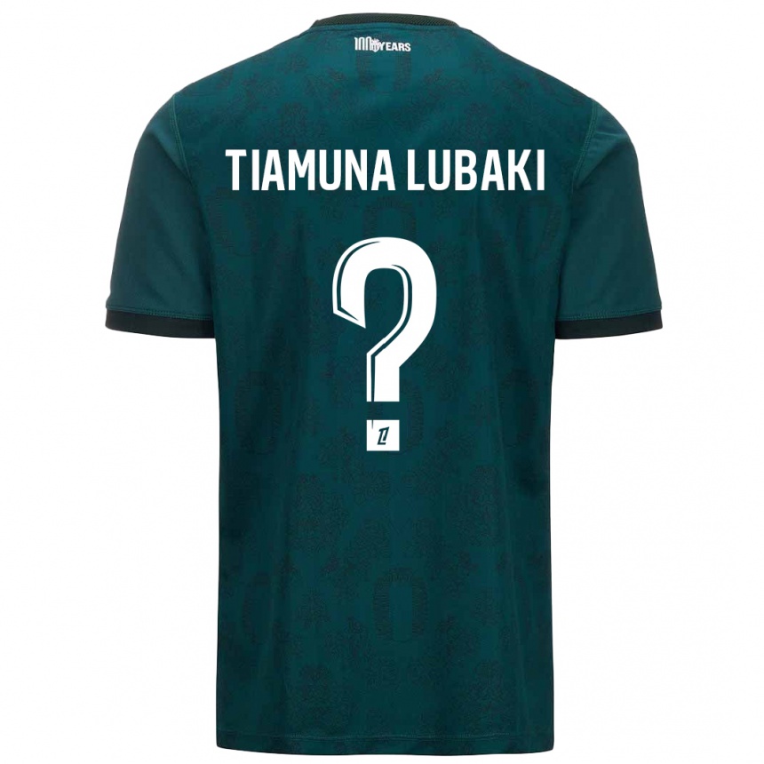 Kids Football Loïc Tiamuna Lubaki #0 Dark Green Away Jersey 2024/25 T-Shirt