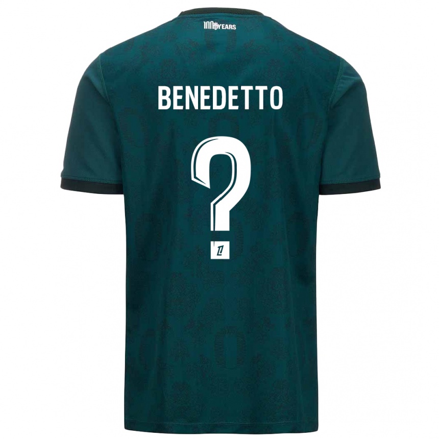 Kids Football Antéo Benedetto #0 Dark Green Away Jersey 2024/25 T-Shirt