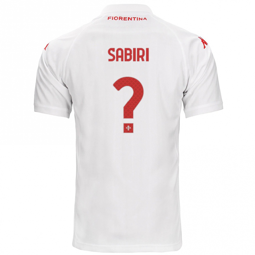 Kids Football Abdelhamid Sabiri #0 White Away Jersey 2024/25 T-Shirt