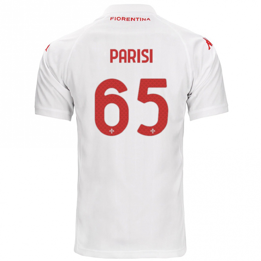 Kids Football Fabiano Parisi #65 White Away Jersey 2024/25 T-Shirt