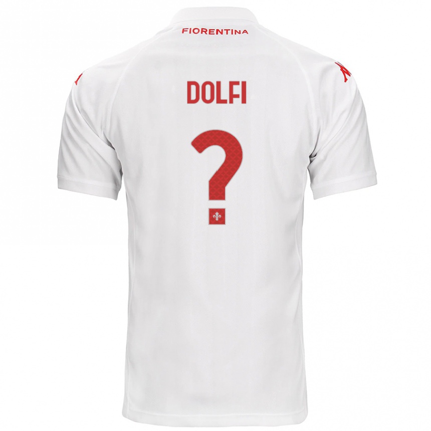 Kids Football Brando Dolfi #0 White Away Jersey 2024/25 T-Shirt