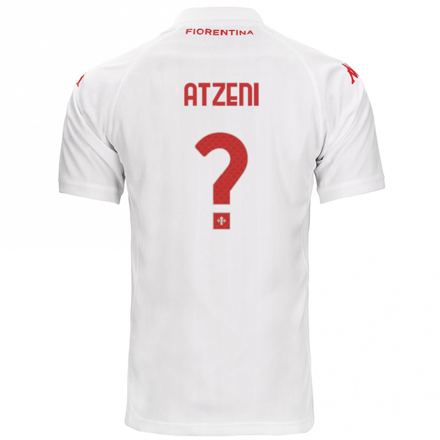 Kids Football Davide Atzeni #0 White Away Jersey 2024/25 T-Shirt