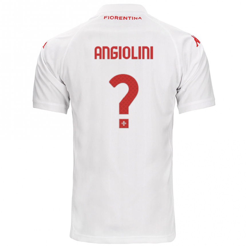 Kids Football Gianmarco Angiolini #0 White Away Jersey 2024/25 T-Shirt