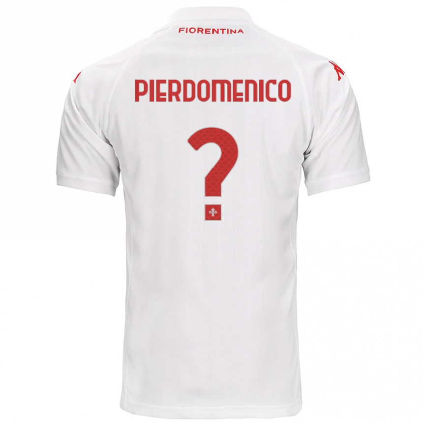 Kids Football Jacopo Di Pierdomenico #0 White Away Jersey 2024/25 T-Shirt