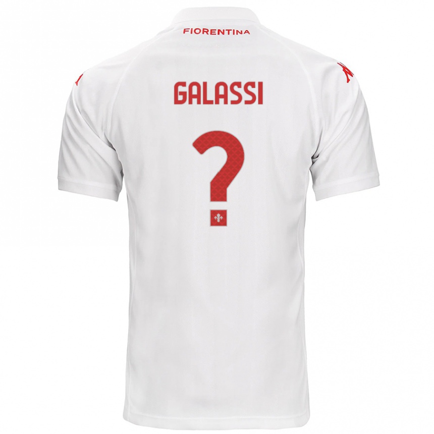 Kids Football Andrea Galassi #0 White Away Jersey 2024/25 T-Shirt