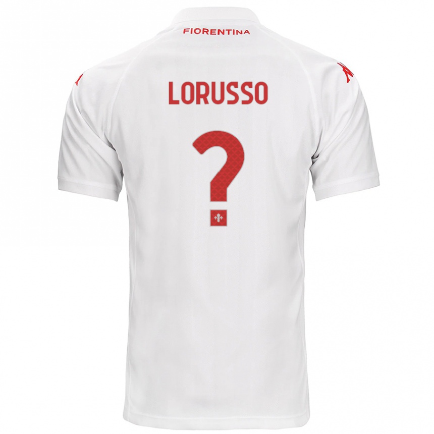 Kids Football Angelo Lorusso #0 White Away Jersey 2024/25 T-Shirt