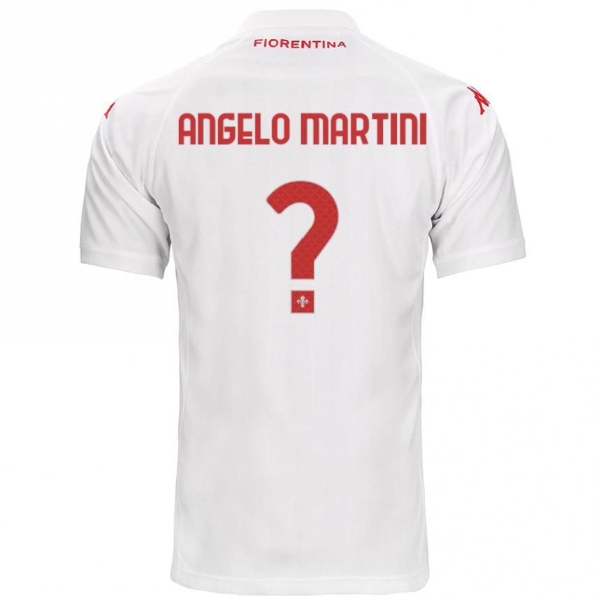 Kids Football Angelo Martini #0 White Away Jersey 2024/25 T-Shirt