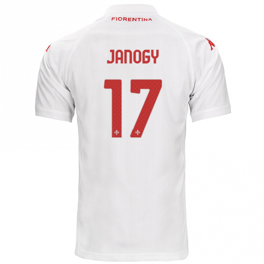 Kids Football Madelen Janogy #17 White Away Jersey 2024/25 T-Shirt