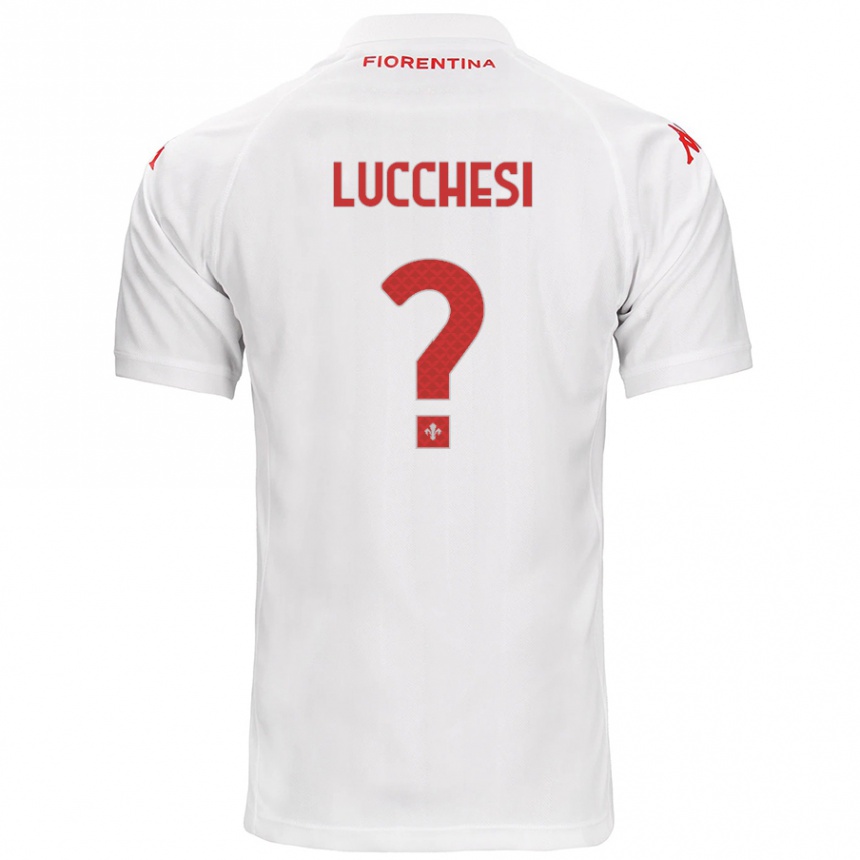 Kids Football Andrea Lucchesi #0 White Away Jersey 2024/25 T-Shirt