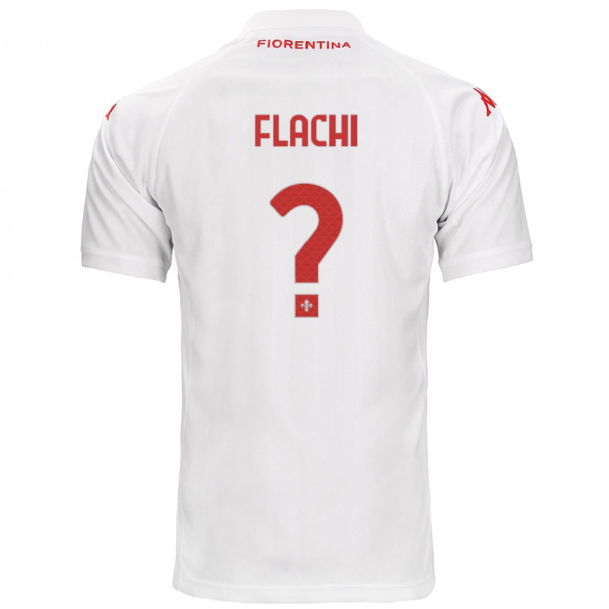 Kids Football Tommaso Flachi #0 White Away Jersey 2024/25 T-Shirt